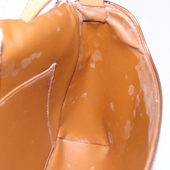 LOUIS VUITTON Monogram Vernis Thompson Street Bag Bronze M91124 LV Auth bs28807