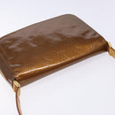 LOUIS VUITTON Monogram Vernis Thompson Street Bag Bronze M91124 LV Auth bs28807-6