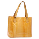 LOUIS VUITTON Monogram Vernis Houston Bag Marshmallow Pink M91302 Auth bs28810-1