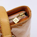 LOUIS VUITTON Monogram Vernis Houston Bag Marshmallow Pink M91302 Auth bs28810-19