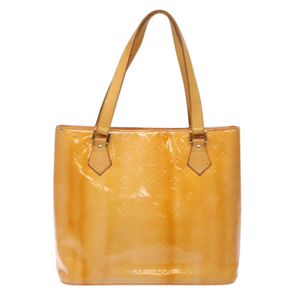 LOUIS VUITTON Monogram Vernis Houston Bag Marshmallow Pink M91302 Auth bs28810