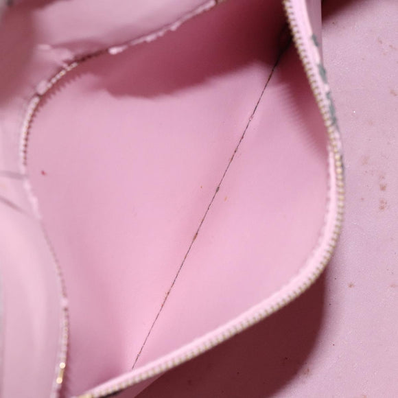 LOUIS VUITTON Monogram Vernis Houston Bag Marshmallow Pink M91302 Auth bs28810