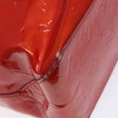 LOUIS VUITTON Monogram Vernis Reade MM Hand Bag Red Rouge M91086 LV Auth bs28811-16