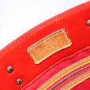 LOUIS VUITTON Monogram Vernis Reade MM Hand Bag Red Rouge M91086 LV Auth bs28811-17