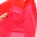 LOUIS VUITTON Monogram Vernis Reade MM Hand Bag Red Rouge M91086 LV Auth bs28811-18