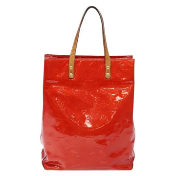 LOUIS VUITTON Monogram Vernis Reade MM Hand Bag Red Rouge M91086 LV Auth bs28811 - 0