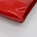 LOUIS VUITTON Monogram Vernis Stanton Tote Bag Red M91078 LV Auth bs28812-10