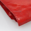 LOUIS VUITTON Monogram Vernis Stanton Tote Bag Red M91078 LV Auth bs28812-13