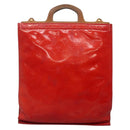 LOUIS VUITTON Monogram Vernis Stanton Tote Bag Red M91078 LV Auth bs28812-2