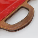 LOUIS VUITTON Monogram Vernis Stanton Tote Bag Red M91078 LV Auth bs28812-7