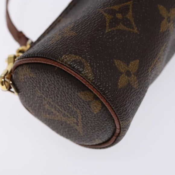 LOUIS VUITTON Monogram Papillon Pouch LV Auth bs28817