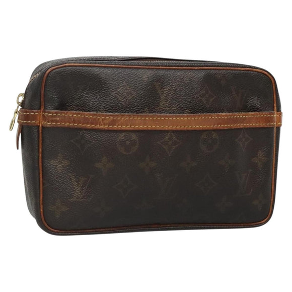 LOUIS VUITTON Monogram Compiegne 23 Clutch Bag M51847 LV Auth bs28818