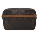 LOUIS VUITTON Monogram Compiegne 23 Clutch Bag M51847 LV Auth bs28818-2