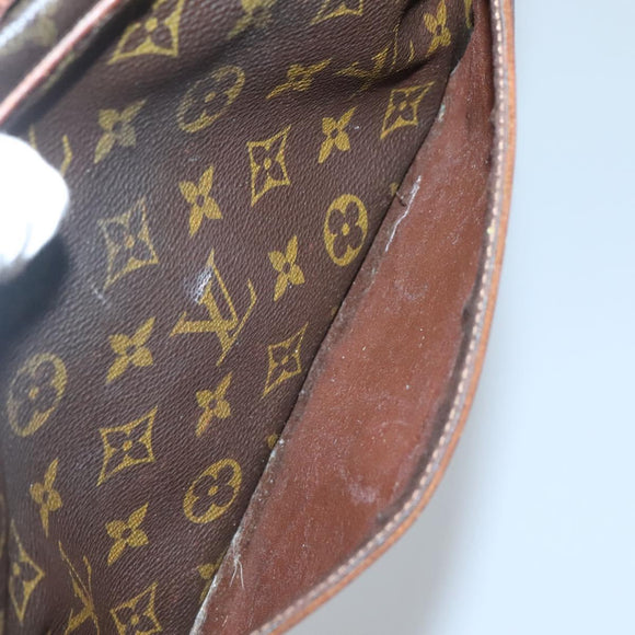 LOUIS VUITTON Monogram Compiegne 28 Clutch Bag M51845 LV Auth bs28819