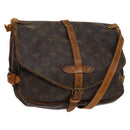 LOUIS VUITTON Monogram Saumur 30 Shoulder Bag M42256 LV Auth bs28820-1