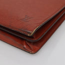 LOUIS VUITTON Epi Serviette Conseiller Briefcase Brown M54423 LV Auth bs28836-9