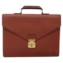 LOUIS VUITTON Epi Serviette Conseiller Briefcase Brown M54423 LV Auth bs28836-13