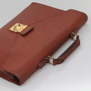 LOUIS VUITTON Epi Serviette Conseiller Briefcase Brown M54423 LV Auth bs28836-6