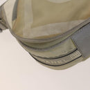 CHANEL Sports Boston Bag Nylon Beige Silver CC Auth bs28850-15