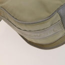 CHANEL Sports Boston Bag Nylon Beige Silver CC Auth bs28850-17