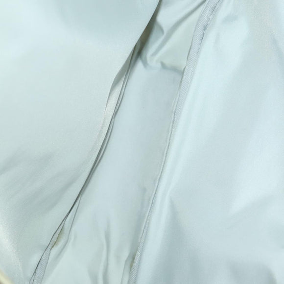 CHANEL Sports Boston Bag Nylon Beige Silver CC Auth bs28850