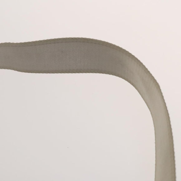 CHANEL Sports Boston Bag Nylon Beige Silver CC Auth bs28850