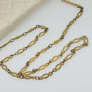 CHANEL Paris Limited Matelasse Chain Bag Satin White Gold CC Auth bs28858-7