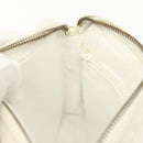 CHANEL Matelasse Chain Shoulder Bag Lamb Skin White Gold CC Auth bs28859-21