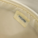 CHANEL Matelasse Chain Shoulder Bag Lamb Skin White Gold CC Auth bs28859-11