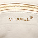 CHANEL Matelasse Chain Shoulder Bag Lamb Skin Beige Gold CC Auth bs28861-16