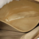 CHANEL Matelasse Chain Shoulder Bag Lamb Skin Beige Gold CC Auth bs28861-20