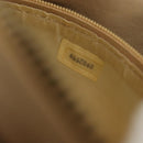 CHANEL Matelasse Chain Shoulder Bag Lamb Skin Beige Gold CC Auth bs28861-21