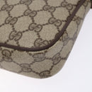 GUCCI GG Supreme Shoulder Bag PVC Beige Gold 156 02 068 Auth bs28869-14