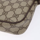 GUCCI GG Supreme Shoulder Bag PVC Beige Gold 156 02 068 Auth bs28869-16