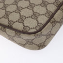 GUCCI GG Supreme Shoulder Bag PVC Beige Gold 156 02 068 Auth bs28869-17