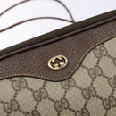 GUCCI GG Supreme Shoulder Bag PVC Beige Gold 156 02 068 Auth bs28869-18