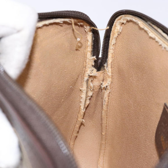 GUCCI GG Supreme Shoulder Bag PVC Beige Gold 156 02 068 Auth bs28869