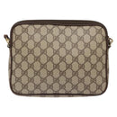 GUCCI GG Supreme Shoulder Bag PVC Beige Gold 156 02 068 Auth bs28869-2