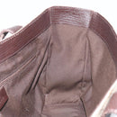 GUCCI GG Supreme Tote Tas PVC Beige Zilver 141976 Auth bs28870-22