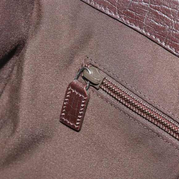 GUCCI GG Supreme Tote Tas PVC Beige Zilver 141976 Auth bs28870
