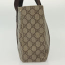 GUCCI GG Supreme Tote Bag PVC Beige Silver 141976 Auth bs28870-4
