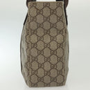 GUCCI GG Supreme Tote Bag PVC Beige Silver 141976 Auth bs28870-6