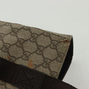 GUCCI GG Supreme Tote Bag PVC Beige Silver 141976 Auth bs28870-8