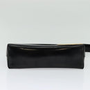 GUCCI Shoulder Bag Enamel Black Gold 0001 3444 1812 Auth bs28872-5