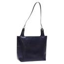 GUCCI Shoulder Bag Enamel Navy Silver Auth bs28873-1