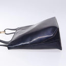 GUCCI Shoulder Bag Enamel Navy Silver Auth bs28873-4