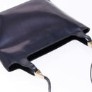 GUCCI Shoulder Bag Enamel Navy Silver Auth bs28873-6