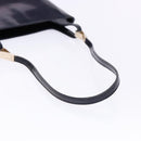 GUCCI Shoulder Bag Enamel Navy Silver Auth bs28873-7