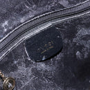 GUCCI Shoulder Bag Leather Black Gold 002 1998 0346 Auth bs28875-15