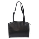 GUCCI Shoulder Bag Leather Black Gold 002 1998 0346 Auth bs28875-3